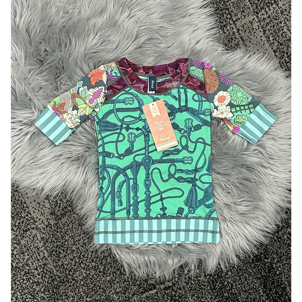 Maaji Royal Riders Girls Rash guard size 6 NWT‎ (MSRP $66)